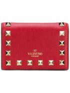 Valentino Valentino Garavani Compact Rockstud Wallet - Red