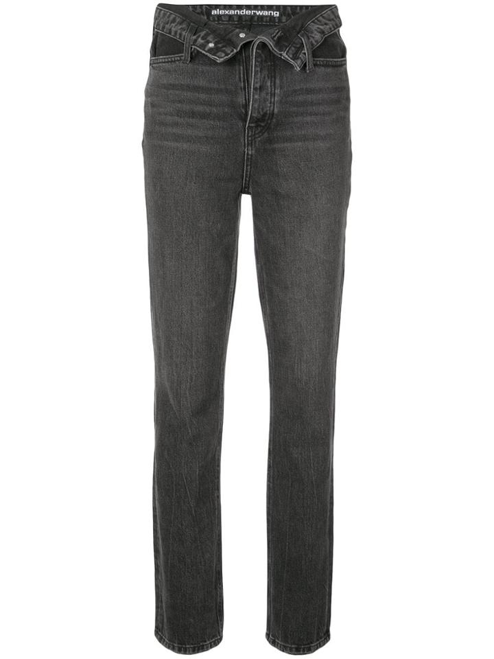 Alexander Wang Cult Flip Jeans - Black