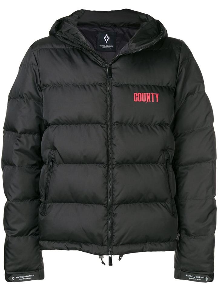 Marcelo Burlon County Of Milan Dogo Puffer - Black