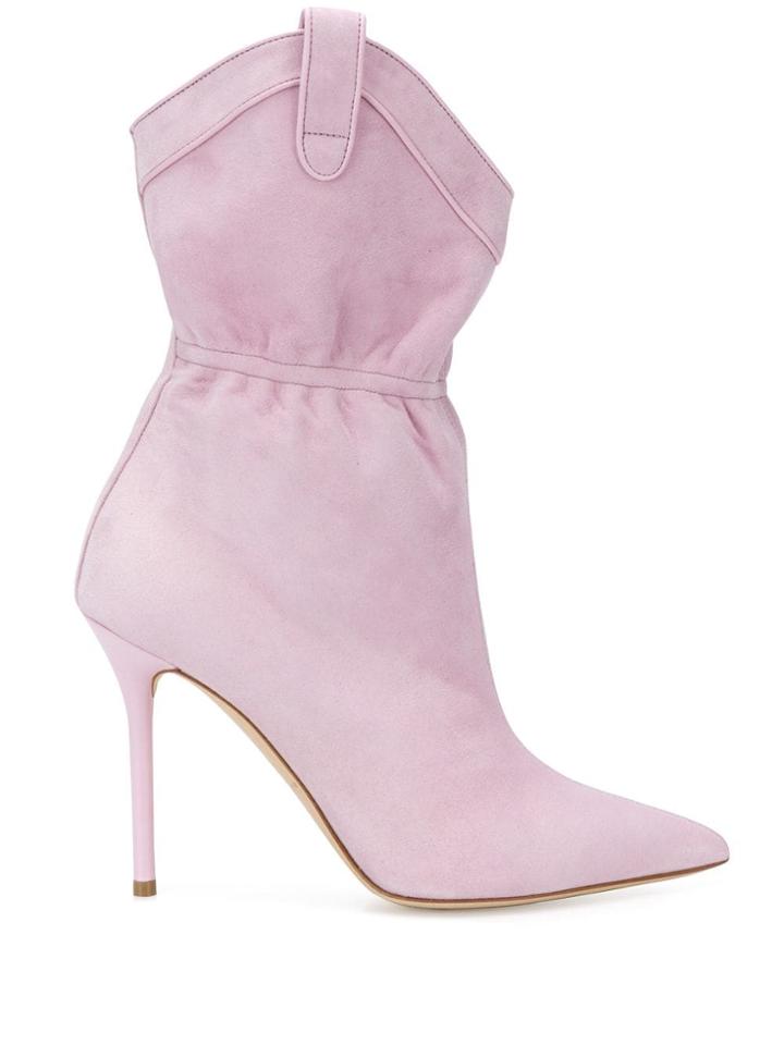 Malone Souliers Pointed Toe Boots - Pink