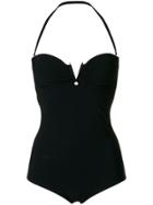 Versace V-versace Swimsuit - Black