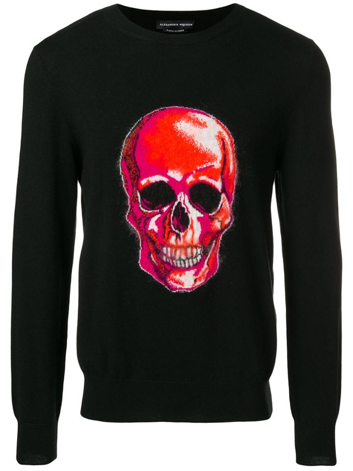 Alexander Mcqueen Skull Jumper - Black