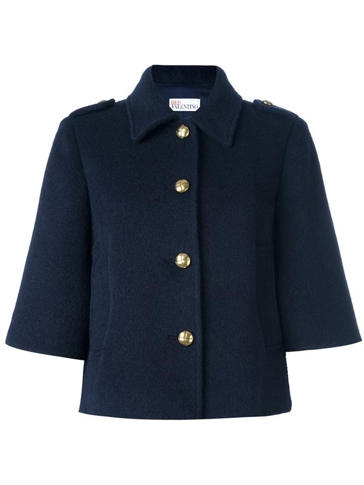 Red Valentino Cropped Sleeves Jacket