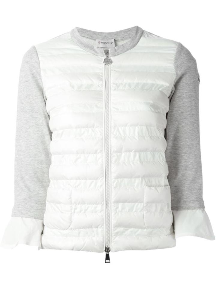 Moncler 'maglia' Padded Front Jacket, Women's, Size: Xs, Grey, Polyamide/cotton/feather