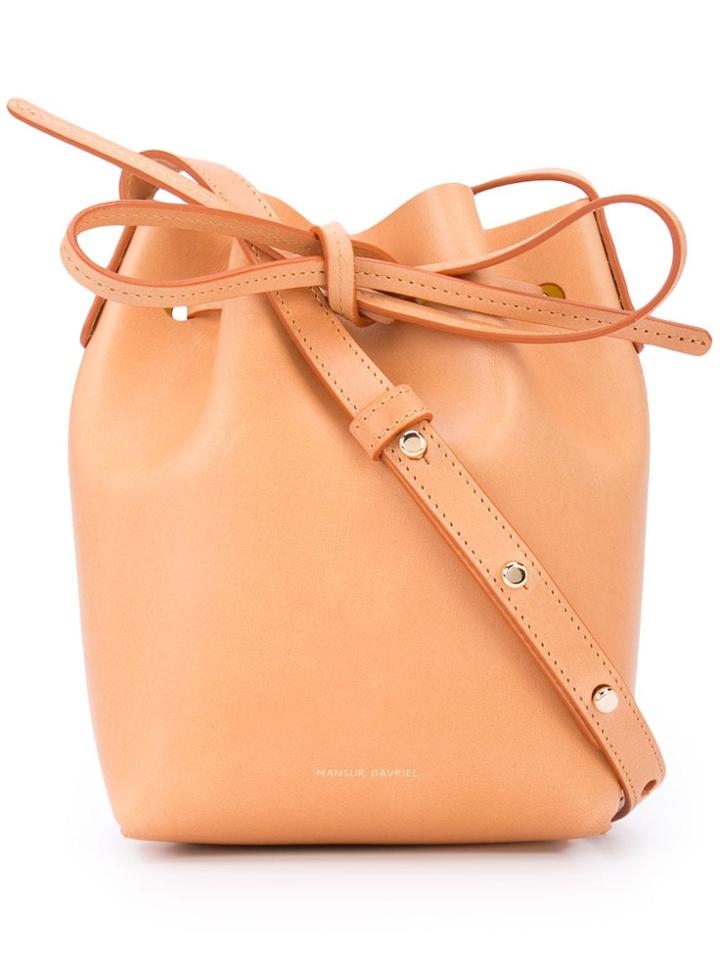 Mansur Gavriel Mini Bucket Bag - Orange
