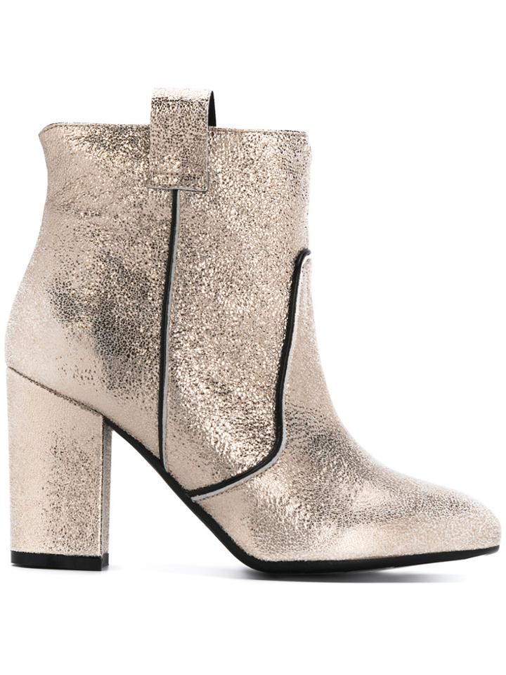 Essentiel Antwerp Ochies Ankle Boots - Metallic