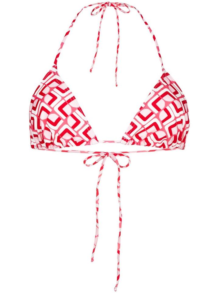 La Doublej Domino Valentino Bikini Top - Red