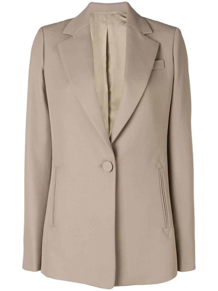 Joseph One Button Blazer - Nude & Neutrals