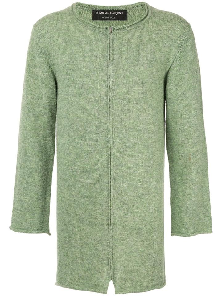 Comme Des Garçons Pre-owned Zip Up Sweater - Green