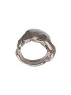 Chin Teo Plate Ring - Metallic