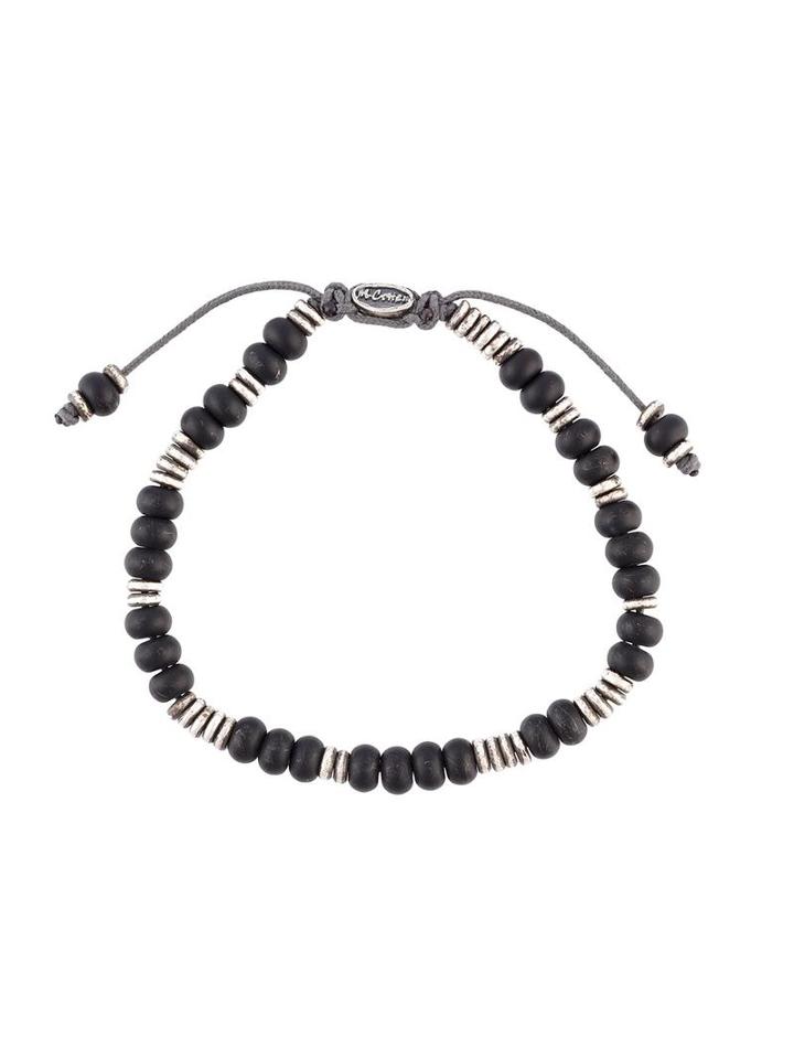 M. Cohen 'templar Disc & Stacked Gems' Bracelet, Men's, Black