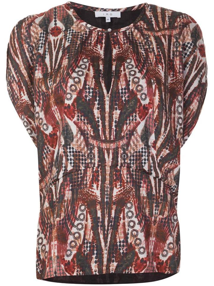 Iro - 'limae' Top - Women - Cotton/viscose - 38, Women's, Red, Cotton/viscose