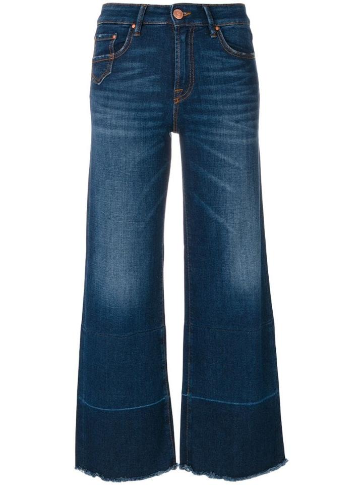 Don't Cry Wide Leg Jeans - Denim Blue