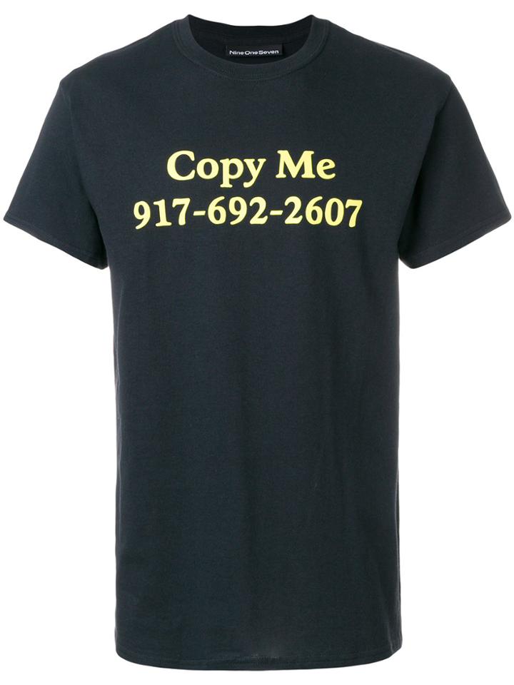 Call Me 917 Copy Me T-shirt - Black