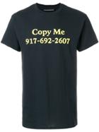 Call Me 917 Copy Me T-shirt - Black