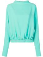 Marni Gathered Hem Blouse - Green