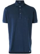 Drumohr - Chest Pocket Polo Shirt - Men - Cotton - L, Blue, Cotton