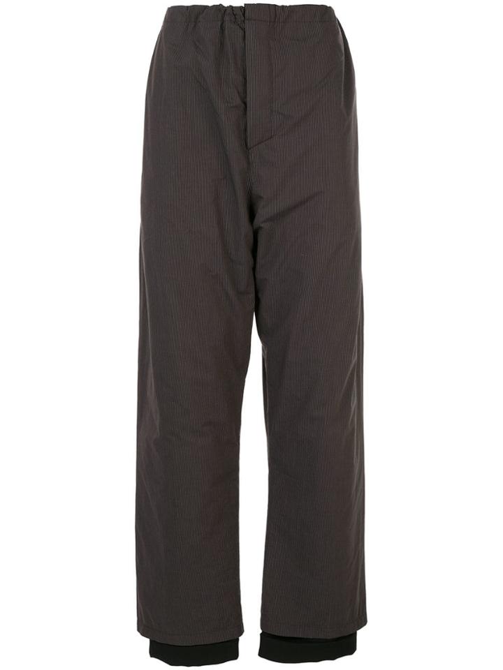 Y / Project Tailor Pyjama Pants - Brown