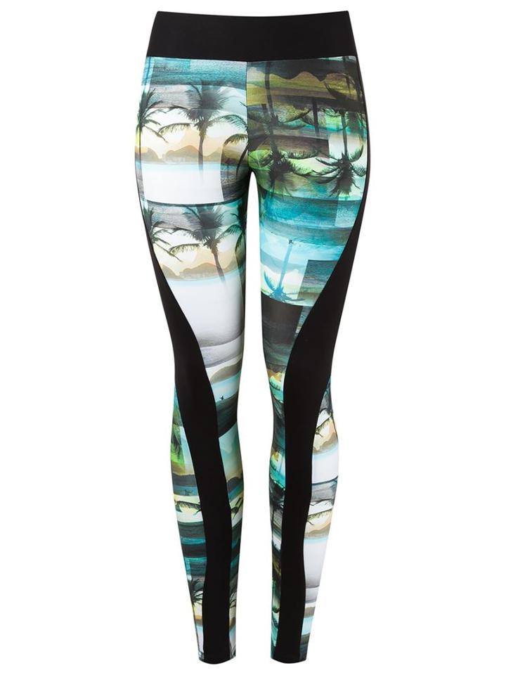 Lygia & Nanny Printed Leggings, Women's, Size: 46, Black, Polyamide/spandex/elastane