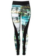 Lygia & Nanny Printed Leggings, Women's, Size: 46, Black, Polyamide/spandex/elastane