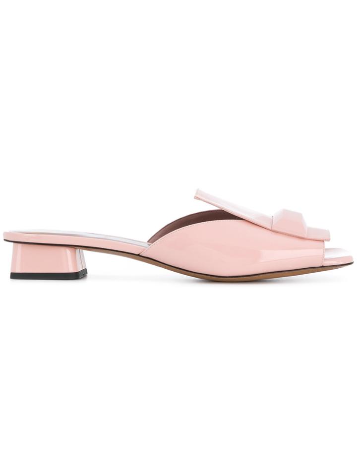 Rayne Peep Toe Sandals - Pink & Purple