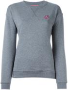 Mcq Alexander Mcqueen Swallow Sweatshirt, Women's, Size: L, Grey, Cotton/polyester
