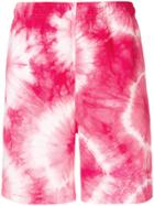Stussy Tie-dye Shorts - Pink & Purple