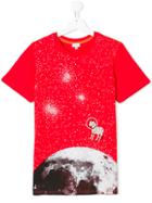 Paul Smith Junior Space Print T-shirt - Red