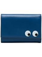 Anya Hindmarch Eyes Trifold Wallet - Blue