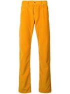 President's Slim Corduroy Trousers - Orange