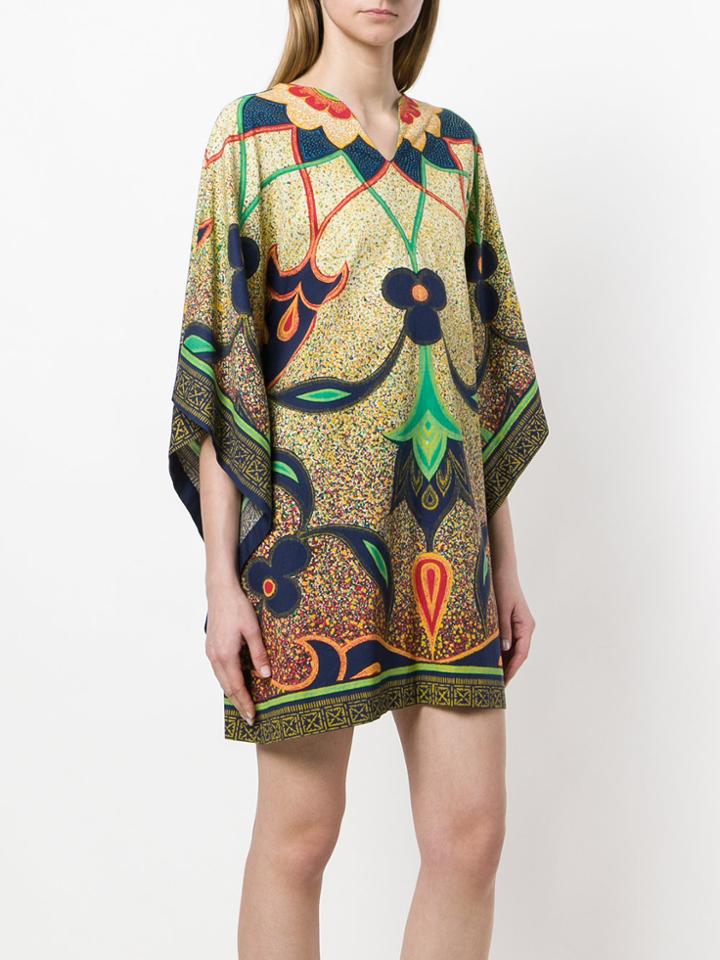 William Vintage 1975 Abstract Print Kaftan - Multicolour