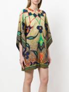 William Vintage 1975 Abstract Print Kaftan - Multicolour