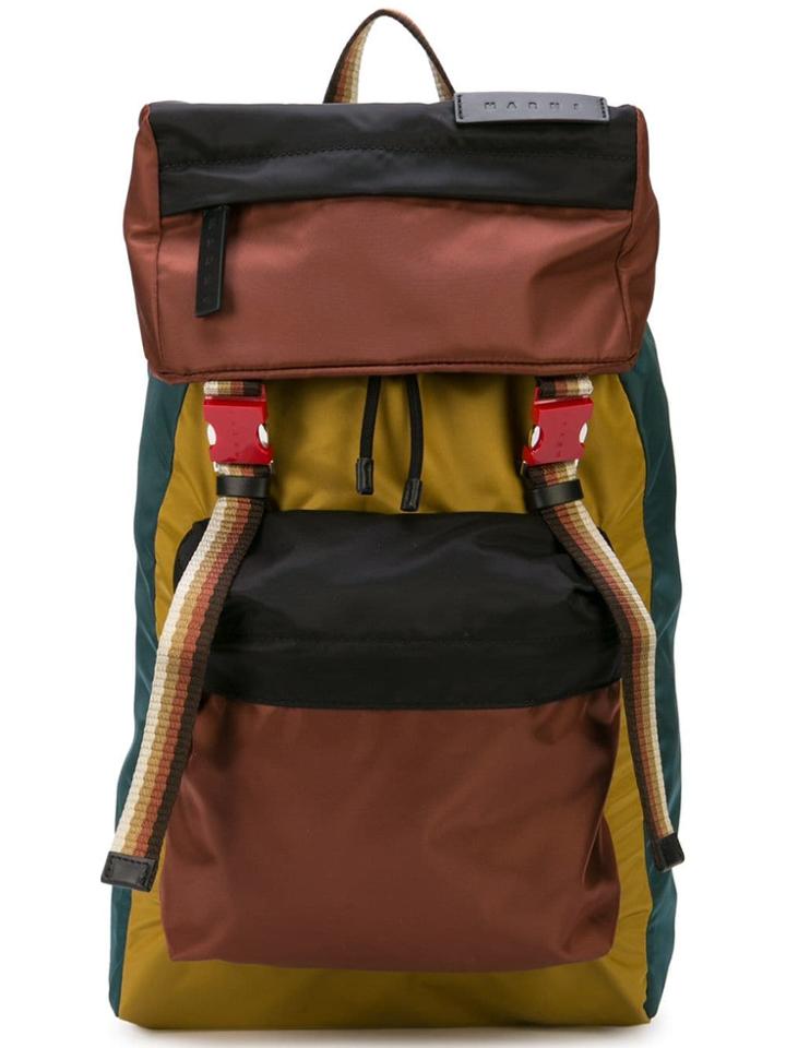 Marni Colour Block Backpack - Multicolour