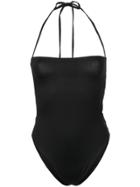 Cushnie Spaghetti Strap Swimsuit - Black