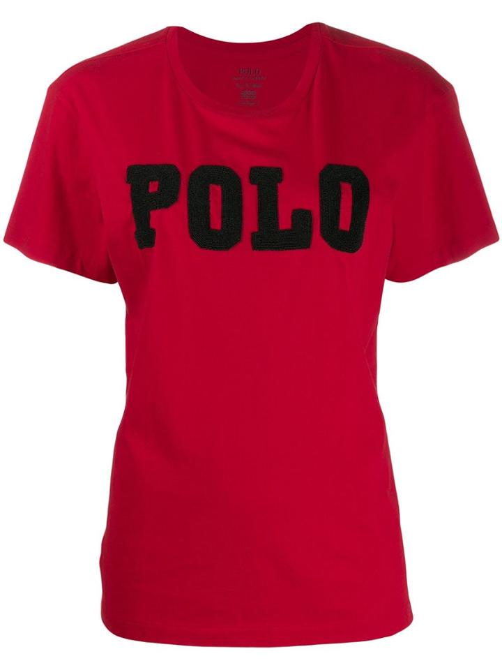 Polo Ralph Lauren Beaded Logo T-shirt - Red