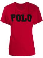 Polo Ralph Lauren Beaded Logo T-shirt - Red