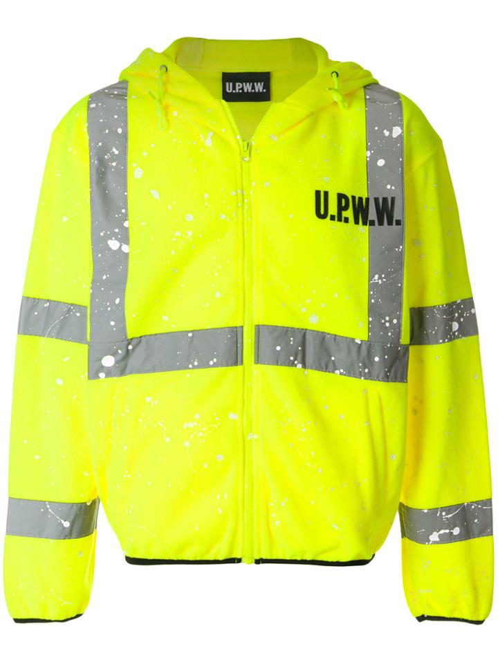 U.p.w.w. Hi Vis Printed Hoodie - Yellow & Orange