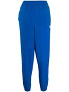 Adidas Stripe Panel Track Trousers - Blue