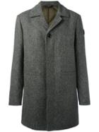 Moncler 'anthony' Buttoned Coat, Men's, Size: 3, Green, Wool/polyamide/feather Down