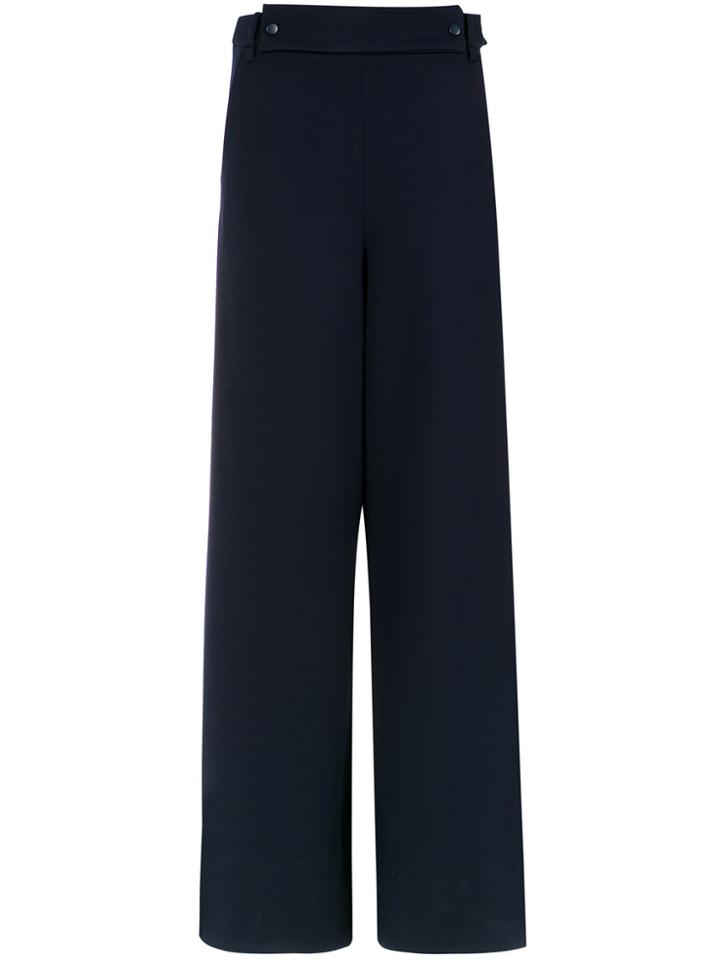 Gloria Coelho Wide Leg Trousers - Blue