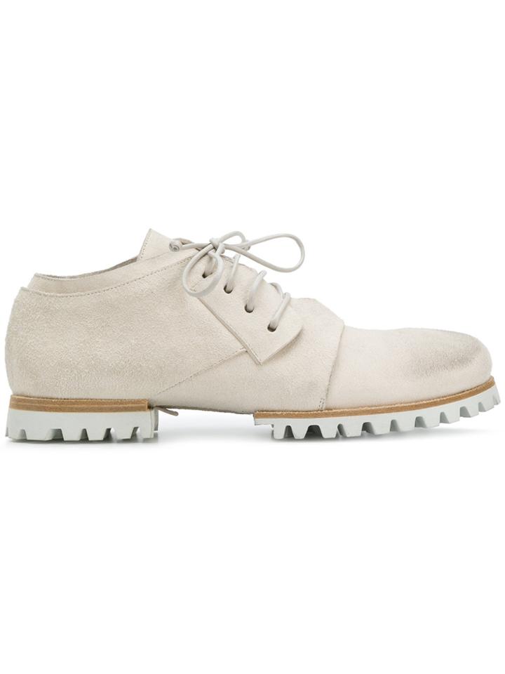 Marsèll Patched Lace-up Shoes - Nude & Neutrals