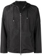 Versace Collection Logo Hooded Jacket - Black