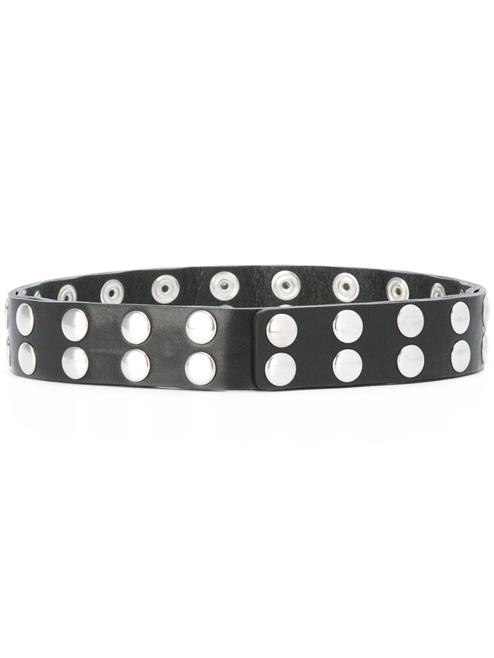 Mcq Alexander Mcqueen Studded Belt, Women's, Size: Small, Black, Leather