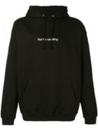 F.a.m.t. Reselling Print Hoodie - Black