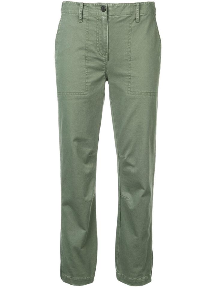 Derek Lam 10 Crosby Stretch Chino Utility Pant - Green