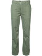Derek Lam 10 Crosby Stretch Chino Utility Pant - Green
