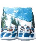 Orlebar Brown Classic Print Swim Shorts, Men's, Size: 32, Polyester