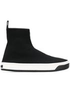 Marc Jacobs Solid Dart Sock Sneakers - Black