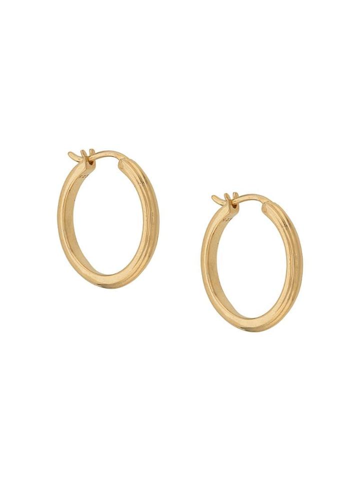 Astley Clarke Small Linia Hoop Earrings - Gold