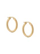 Astley Clarke Small Linia Hoop Earrings - Gold